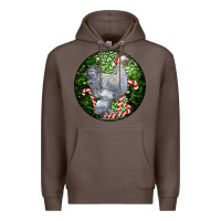 Coffee brahma chicken christmas Premium Hoodie - LillyAllenDesigns