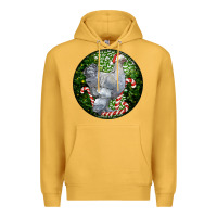 Mustard brahma chicken christmas Premium Hoodie - LillyAllenDesigns