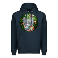 Navy brahma chicken christmas Premium Hoodie - LillyAllenDesigns