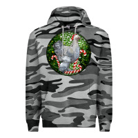Slate Camo brahma chicken christmas Premium Hoodie - LillyAllenDesigns