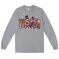 Heather Grey cheer mom Long Sleeve Tee - Jasminsmagicworld