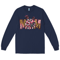 Navy cheer mom Long Sleeve Tee - Jasminsmagicworld