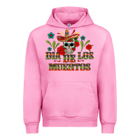 Fuchsia Pink Dia De Los Muertos Urban Hoodie - texasbilliewilder