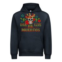 Navy Dia De Los Muertos Urban Hoodie - texasbilliewilder