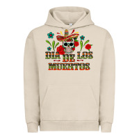 Pigment French Oak Dia De Los Muertos Urban Hoodie - texasbilliewilder