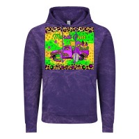 Cloud Purple mardi gras gnome truck Vintage Hoodie - JahusDesignShop