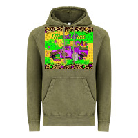 Vintage Olive mardi gras gnome truck Vintage Hoodie - JahusDesignShop