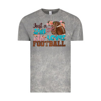 Cloud Rock just a girl who loves football Vintage Tee - HRA Design Shop