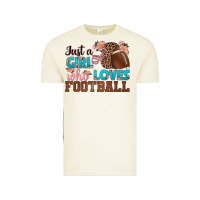 Vintage Arctic just a girl who loves football Vintage Tee - HRA Design Shop