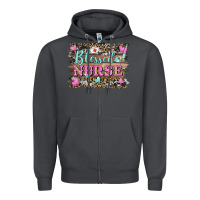 Smoke blessed nurse Zipper Hoodie - BarkalooDesign