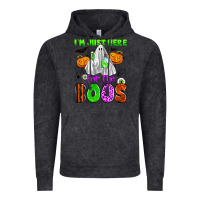 Vintage Black i'm just here for the boos Vintage Hoodie - Zillion Design Studio