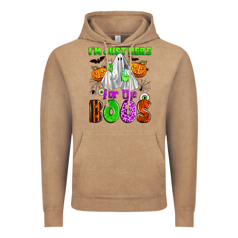 I'm Just Here For The Boos Vintage Hoodie by Zillion Design Studio | Teevron