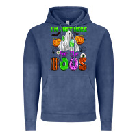 Vintage Denim i'm just here for the boos Vintage Hoodie - Zillion Design Studio
