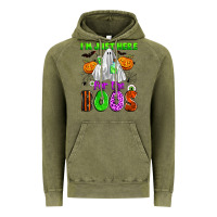 Vintage Olive i'm just here for the boos Vintage Hoodie - Zillion Design Studio