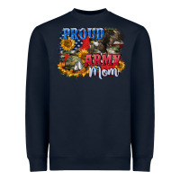 Navy Proud army mom 4th of july Heavyweight Sweatshirt - CowGirlArtShop