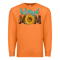 Carrot blessed mom with sunflower Premium Sweatshirt - NancyCooperArtShop
