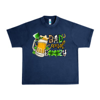 Navy bad and boozy Urban Heavy Tee - RacoonDesign
