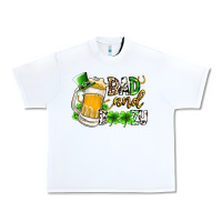 White bad and boozy Urban Heavy Tee - RacoonDesign