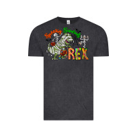 Vintage Black spooky sourus Vintage Tee - CowhideDigitalArt