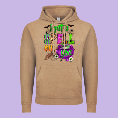 I Put A Spell On You Vintage Hoodie Designed By Zillion Design Studio