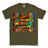 Army Green hispanic heritage month tumbler Classic Tee - BundleAndBundleShop