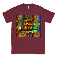 Burgundy hispanic heritage month tumbler Classic Tee - BundleAndBundleShop