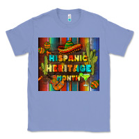 Colony Blue hispanic heritage month tumbler Classic Tee - BundleAndBundleShop