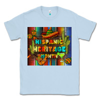 Dusty Blue hispanic heritage month tumbler Classic Tee - BundleAndBundleShop