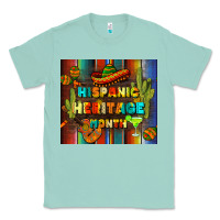 Seafoam hispanic heritage month tumbler Classic Tee - BundleAndBundleShop