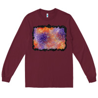 Burgundy halloween background Long Sleeve Tee - BundleAndBundleShop