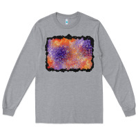 Heather Grey halloween background Long Sleeve Tee - BundleAndBundleShop