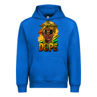 Cobalt unapologetically dope afro Urban Hoodie - NancyCooperArtShop