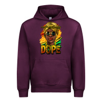 Mauve Wine unapologetically dope afro Urban Hoodie - NancyCooperArtShop