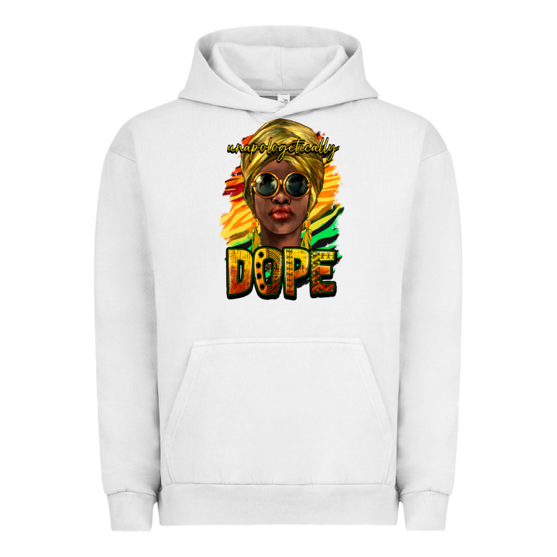 Unapologetically Dope Afro Urban Hoodie by NancyCooperArtShop | Teevron