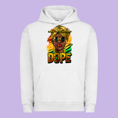 Unapologetically Dope Afro Urban Hoodie Designed By Nancycooperartshop