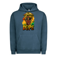 Pigment Midnight Navy unapologetically dope afro Urban Hoodie - NancyCooperArtShop