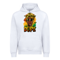White unapologetically dope afro Urban Hoodie - NancyCooperArtShop