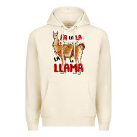 Tofu christmas llama Premium Hoodie - LillyAllenDesigns