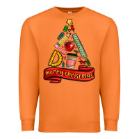 Carrot teacher tools christmas tree Premium Sweatshirt - MaliasSmallBusiness