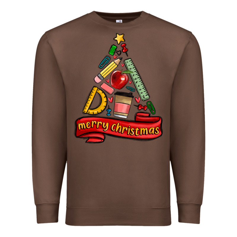 Teacher Tools Christmas Tree Premium Sweatshirt by MaliasSmallBusiness | Teevron