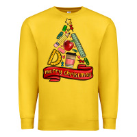 Lemon teacher tools christmas tree Premium Sweatshirt - MaliasSmallBusiness