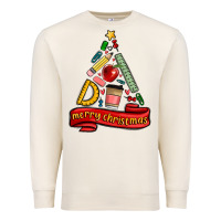 Sandshell teacher tools christmas tree Premium Sweatshirt - MaliasSmallBusiness