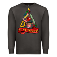 Smoke teacher tools christmas tree Premium Sweatshirt - MaliasSmallBusiness