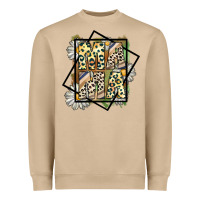 Mushroom mama leopard Heavyweight Sweatshirt - CowhideDigitalArt