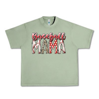 Oil Green baseball  mama Urban Heavy Tee - RacoonDesign