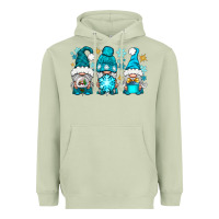 Matcha winter gnomies Heavyweight Hoodie - NancyCooperArtShop