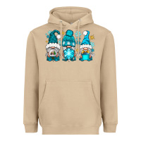 Mushroom winter gnomies Heavyweight Hoodie - NancyCooperArtShop