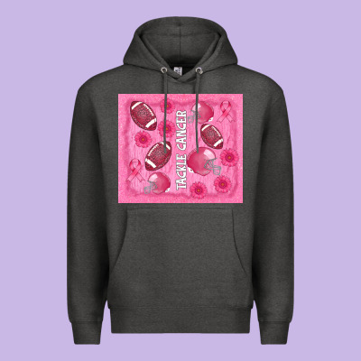 Tackle Cancer Premium Hoodie Designed By Adodesignshop