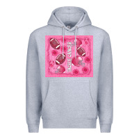 Heather Grey tackle cancer Premium Hoodie - AdoDesignShop