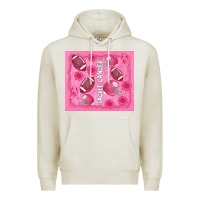 Oatmeal Heather tackle cancer Premium Hoodie - AdoDesignShop